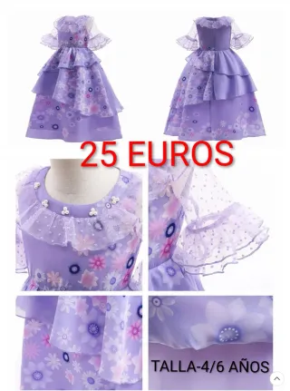 DISFRAZ 8 PIEZAS NIÑA NUEVO