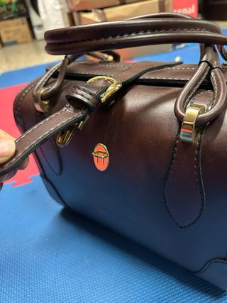 Maletín Cuero Vintage Marrón