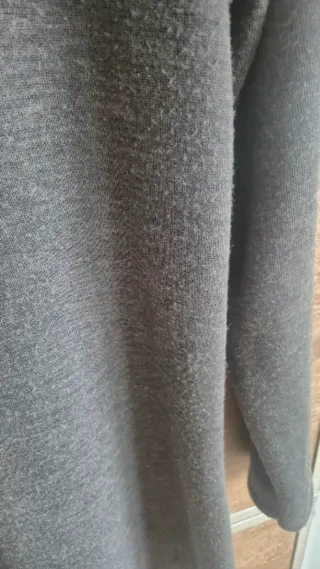 Vestido gris manga larga mujer XL