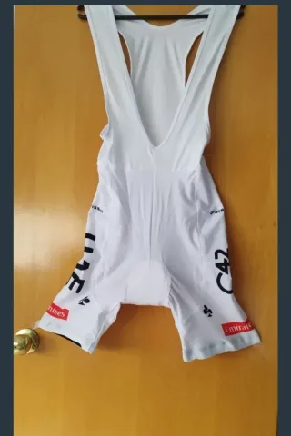 Culotte Ciclismo UAE Emirates Blanco