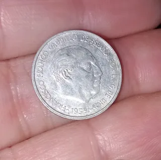 4 Monedas 10 Céntimos Franco Caudillo