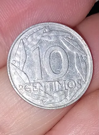4 Monedas 10 Céntimos Franco Caudillo