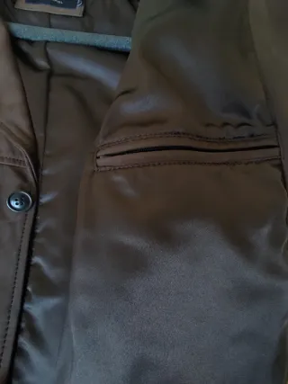 Parka ante Cortefiel marrón