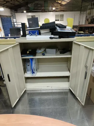 Armario oficina metálico beige