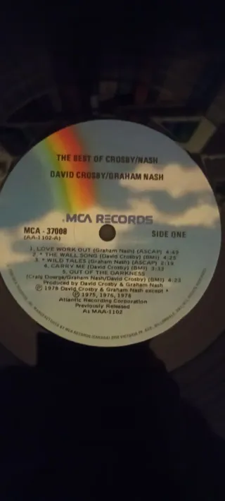 Vinile di David Crosby e Graham Nash