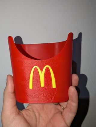 Porta penne McDonald's rosso