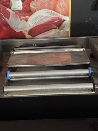 Máquina retractilar acero inoxidable