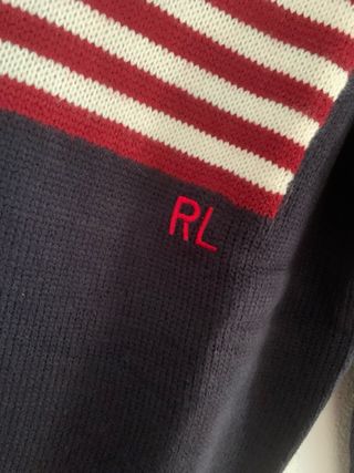 Jersey Polo Ralph Lauren con bandera USA – Azul ma