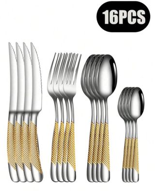 24 Piezas Juego Cubiertos SIN ABRIR