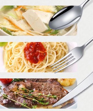 24 Piezas Juego Cubiertos SIN ABRIR