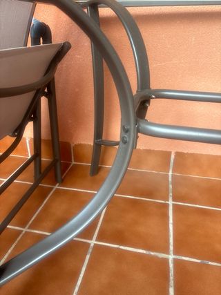 Mesa y 4 sillas de exterior SOLO VENTA EN PERSONA