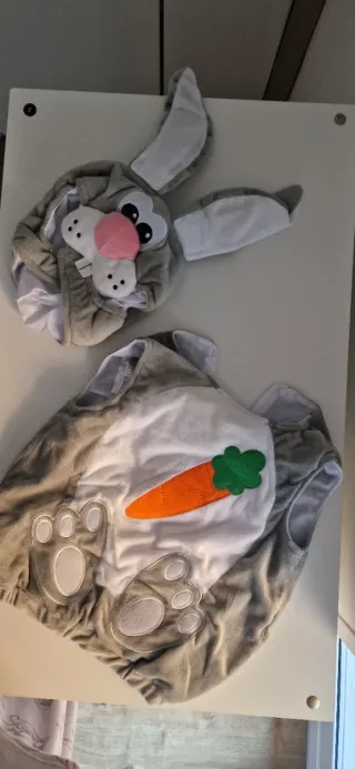 Costume Carnevale Coniglietto 6/12 Mesi