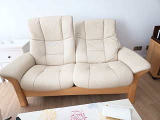 Sofá 2 plazas Stressless abatible Tel. 603615497