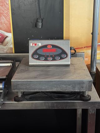 Balanza Plataforma Acero Inox 40x40cm