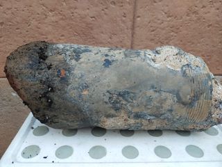 Desagüe o canalón antiguo