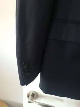 Traje de chaqueta azul