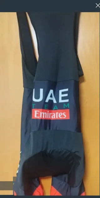 Culotte Ciclismo UAE Negro