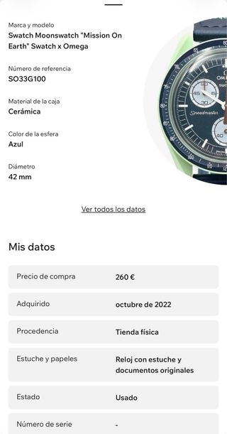 Swatch Moonswatch Mission On Earth x Omega