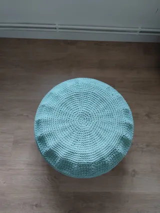 Puff Otteron Ikea Azul