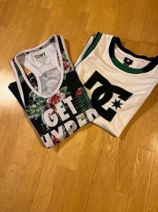 Pack 2 Camisetas DC y Supply Talla L