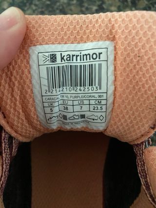 Zapatillas Karrimor senderismo