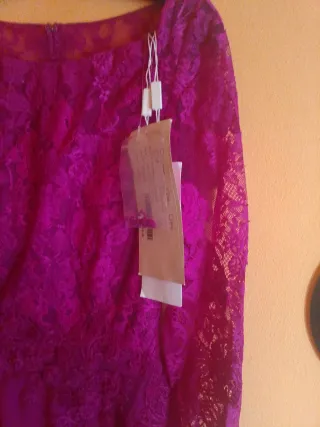 Vestido de fiesta Fucsia talla XS