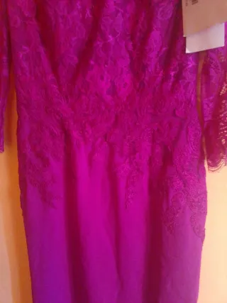 Vestido de fiesta Fucsia talla XS