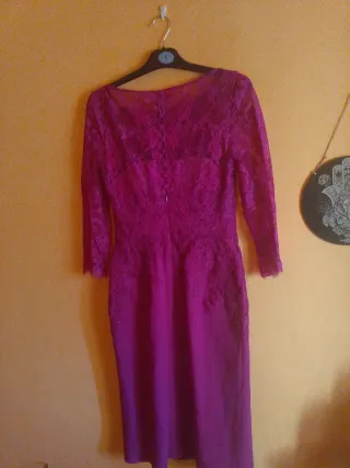 Vestido de fiesta Fucsia talla XS