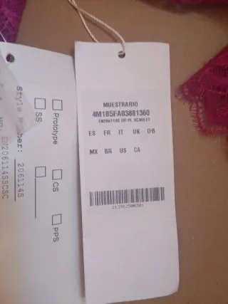 Vestido de fiesta Fucsia talla XS