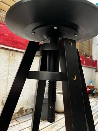 Taburete alto IKEA DALFRED negro