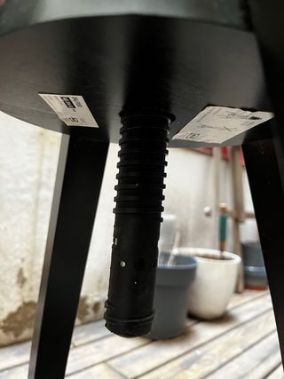 Taburete alto IKEA DALFRED negro