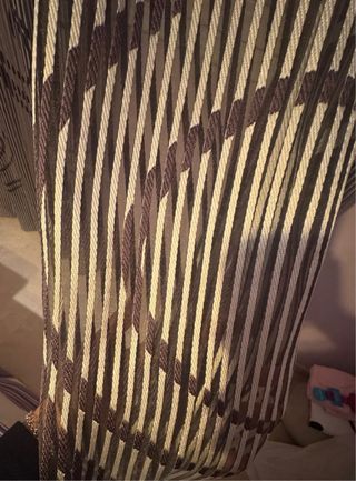 Cortina moradita de tela