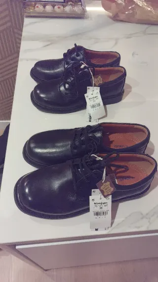 Zapatos de piel El Corte Inglés Talla 39 y 37