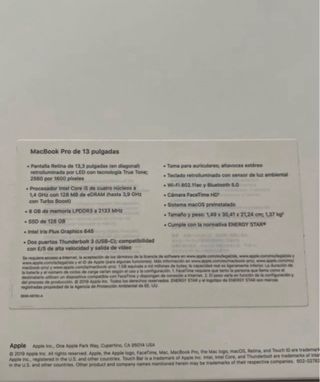 MacBook Pro 13 Plata