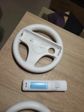 Mando y 2 Volantes Wii Originales Nintendo