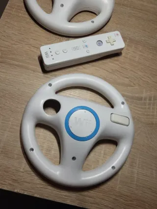 Mando y 2 Volantes Wii Originales Nintendo