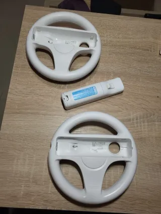 Mando y 2 Volantes Wii Originales Nintendo