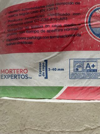 Mortero Autonivelante