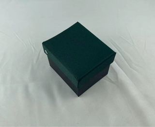 Corbata verde cielo + gemelos a juego con caja