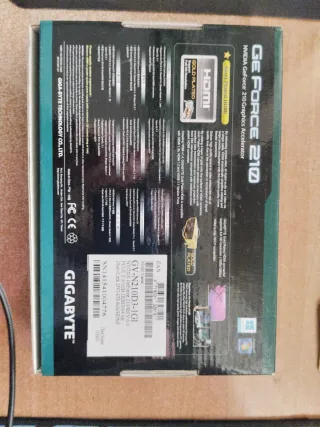 Tarjeta Gráfica Gigabyte GeForce 210 1GB DDR3