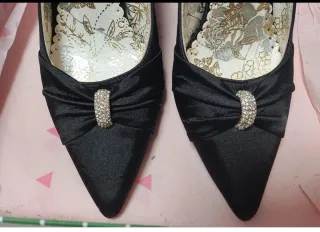 Zapatos de tacón negros talla 37