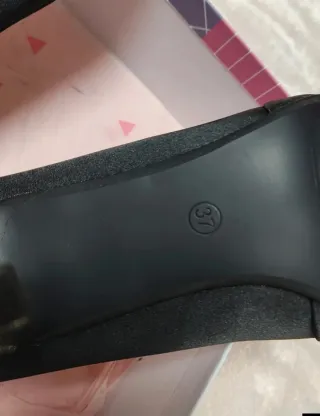 Zapatos de tacón negros talla 37