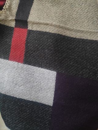 Capa/chal/ poncho punto multicolor a estrenar