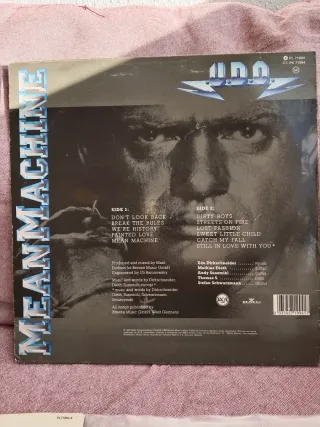 U D.O. mean machine 1989 LP vinilo ed ESP.