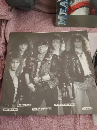 U D.O. mean machine 1989 LP vinilo ed ESP.