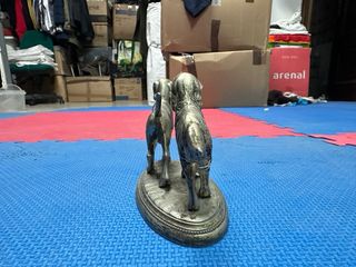 Decoración 2 perros de caza