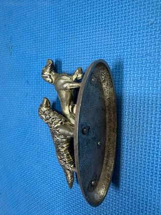 Decoración 2 perros de caza