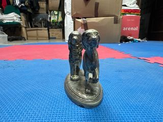 Decoración 2 perros de caza