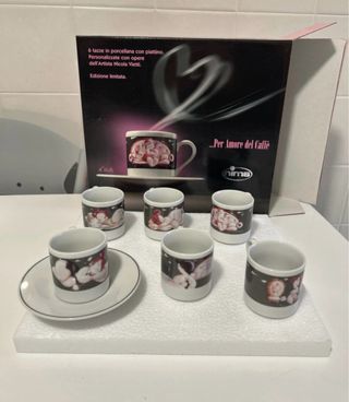Set 6 Tazzine Caffè Nims Porcellana