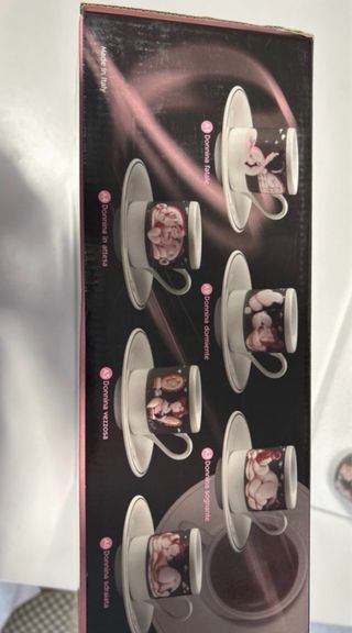 Set 6 Tazzine Caffè Nims Porcellana